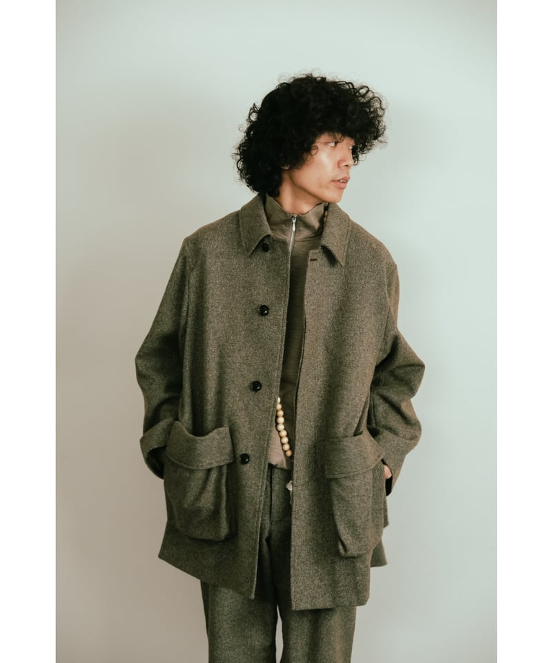 Wool coverall -nakawata- ウールカバーオール Wool coverall -nakawata- ウールカバーオール