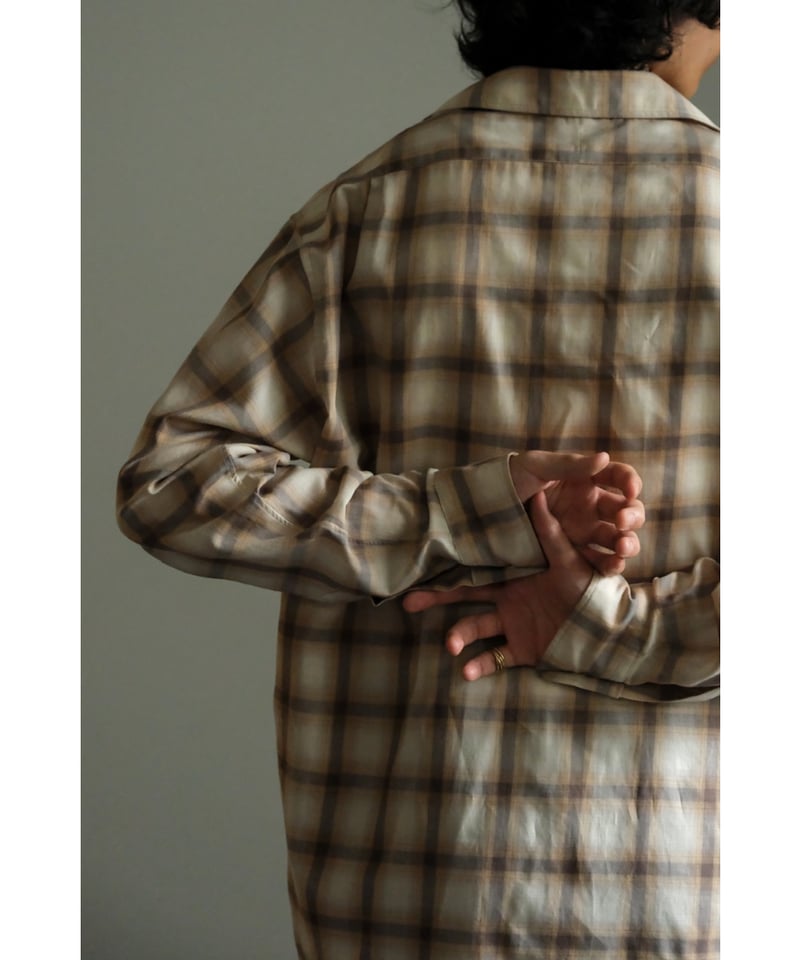 ULTERIOR ウールシャドウチェックシャツ 【公式通販】