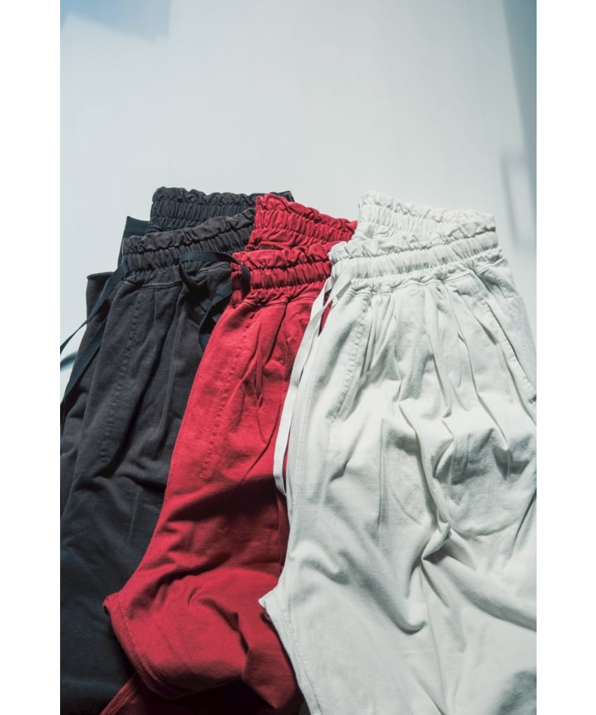 ANCELLM DRAPE WIDE EASY CUT SLACKS | MusterWerk