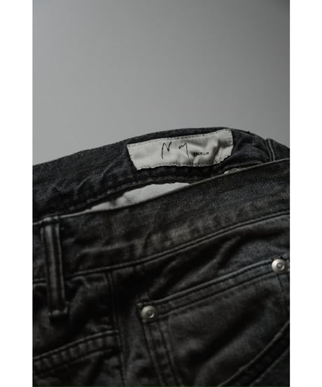 ANCELLM AGING STRAIGHT 5P DENIM PANTS
