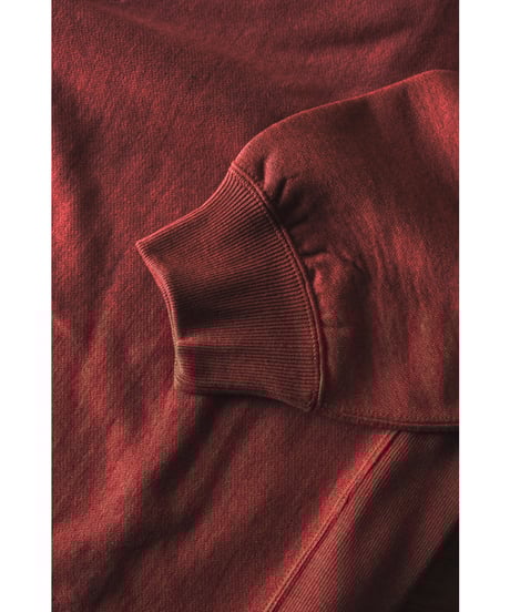 ULTERIOR FADED SILKY TERRY RW HALF ZIP P/O