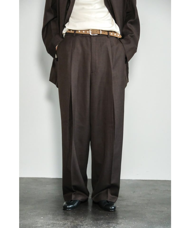 BISOWN MIDDLEWOOL DEEPTUCK TROUSERS | MusterWer