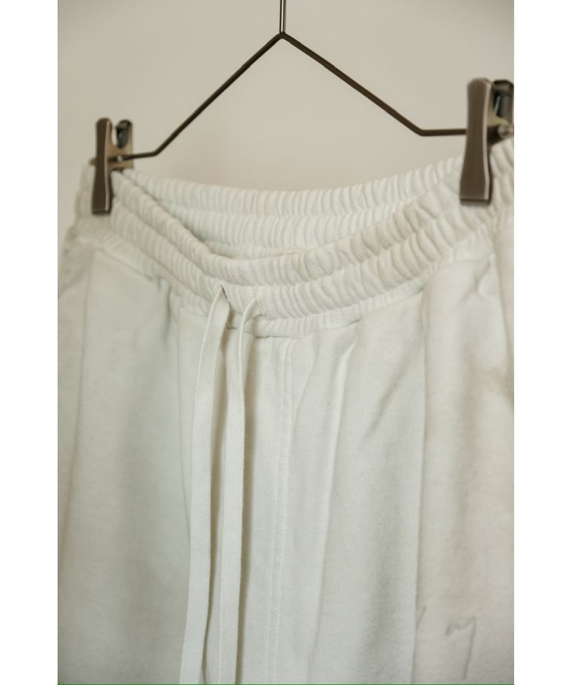 ANCELLM DYED SWEAT PANTSWhite サイズ1