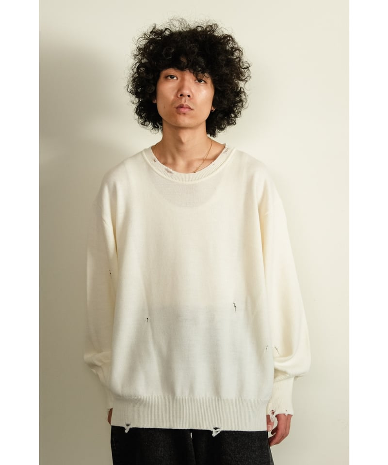 mill CRASH CREW NECK SWEATER | MusterWerk Sud.