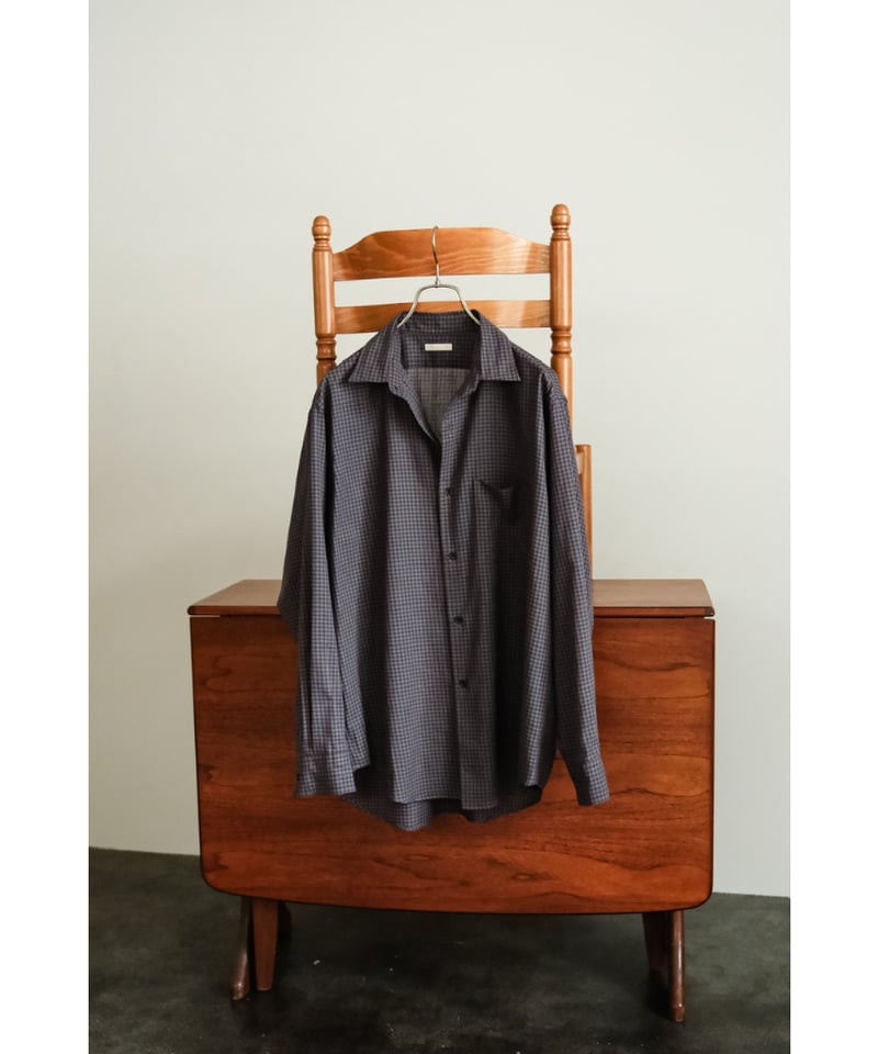 ULTERIOR C/W CHECKED TWILL SHIRT | MusterWerk Sud. ULTERIOR C/W CHECKED TWILL SHIRT | MusterWerk Sud.
