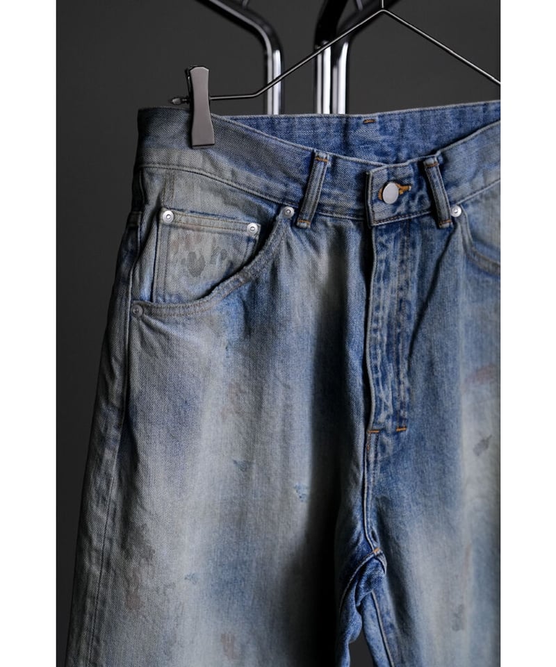 ANCELLM SELVEDGE DENIM STRAIGHT 5P PANTS | Must