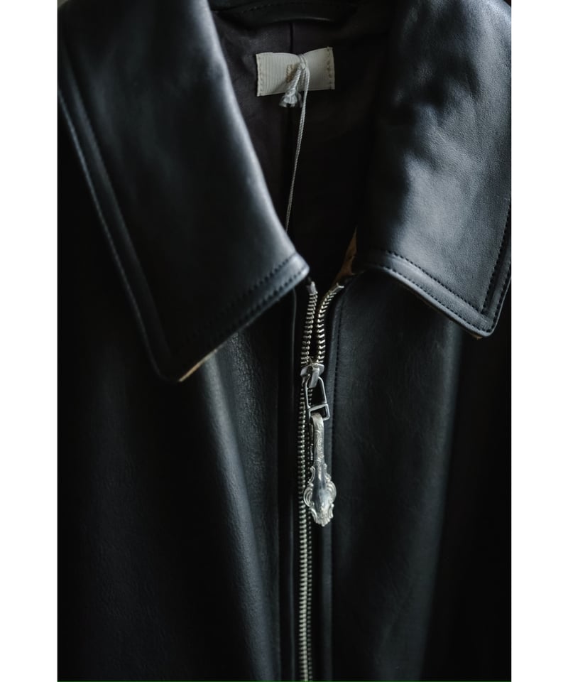 Call ZIP-UP LEATHER BLOUSON | MusterWerk Sud.