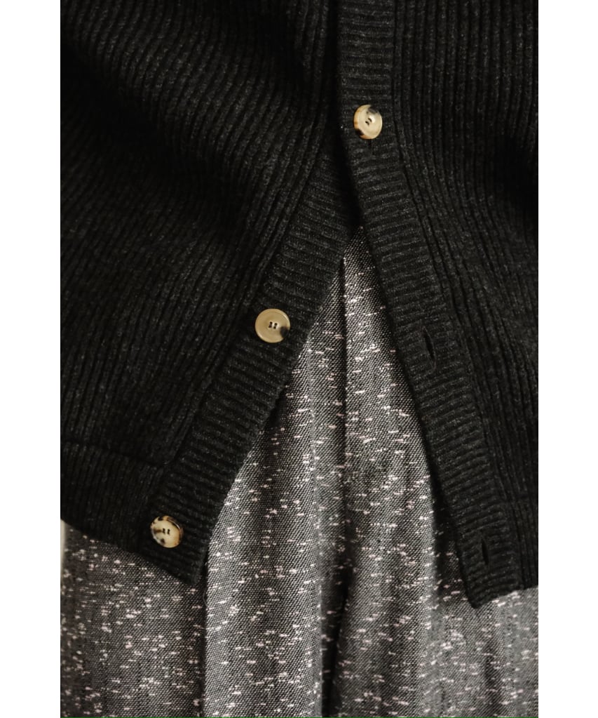 The CLASIK SADDLE MOCK CARDIGAN | MusterWerk Sud.