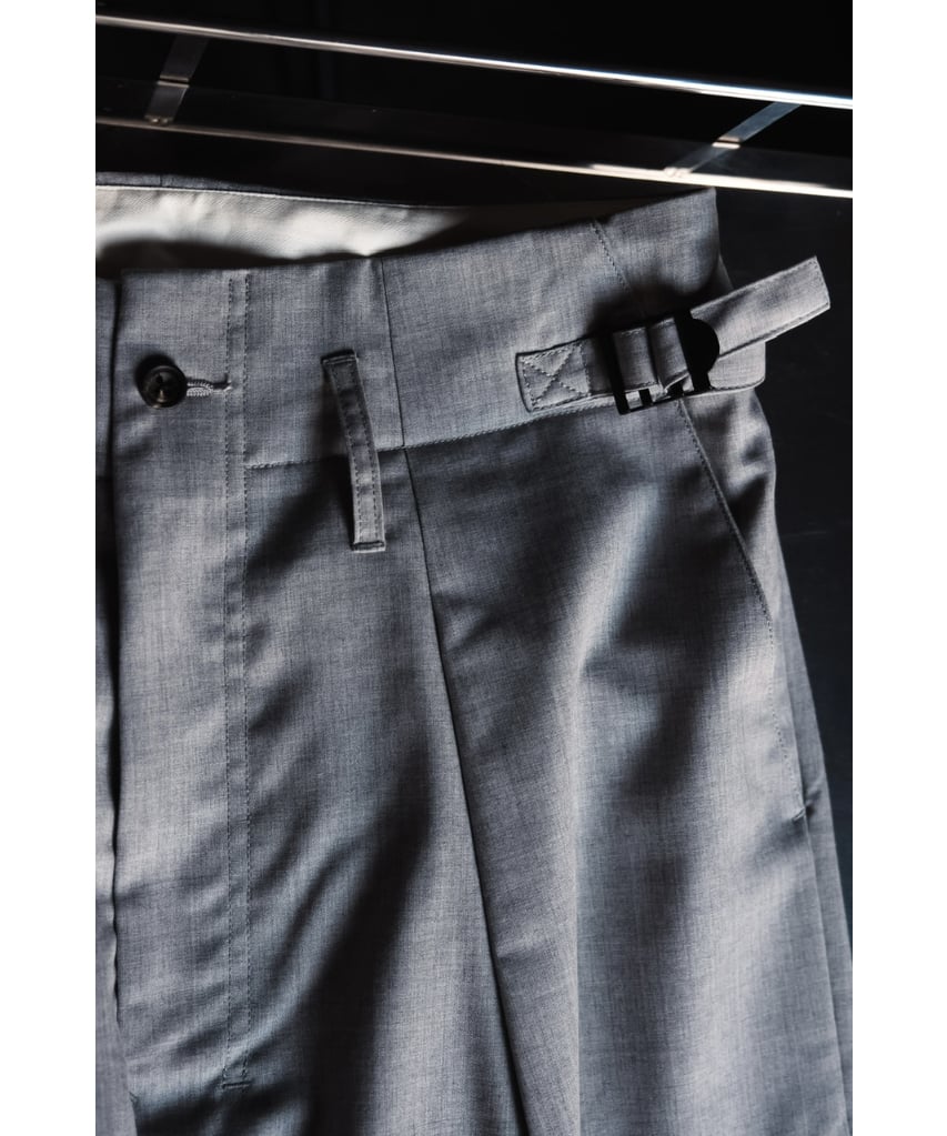 未開封　ANCELLM WOOL DAMAGE WIDE SLACKS ANCELLM WOOL DAMAGE WIDE SLACKS | MusterWerk Sud.