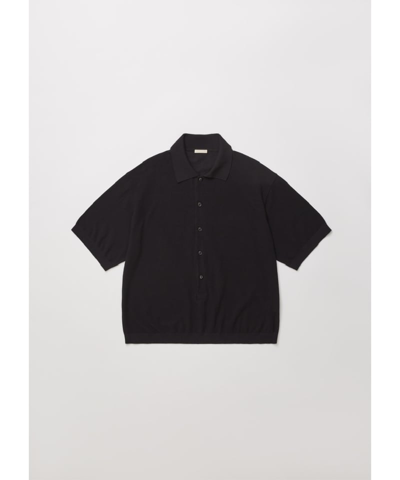 ULTERIOR アルテリアTWISTED COTTON KNIT P/S ULTERIOR アルテリア】TWISTED COTTON KNIT PULLOVER BLACK