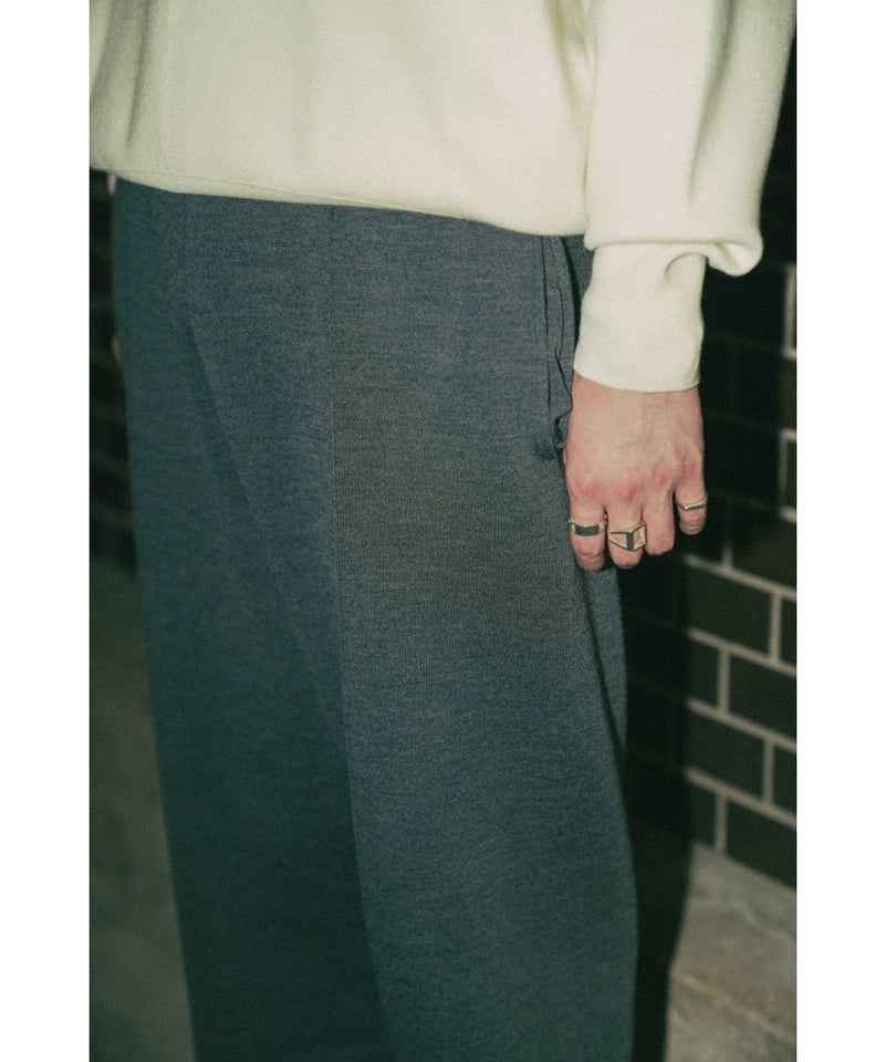 Olde H & Daughter WOOL KNIT TRACK PANTS | Muste