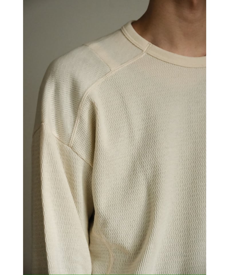 ANCELLM WAFFLE CREW NECK LS | MusterWerk Sud.