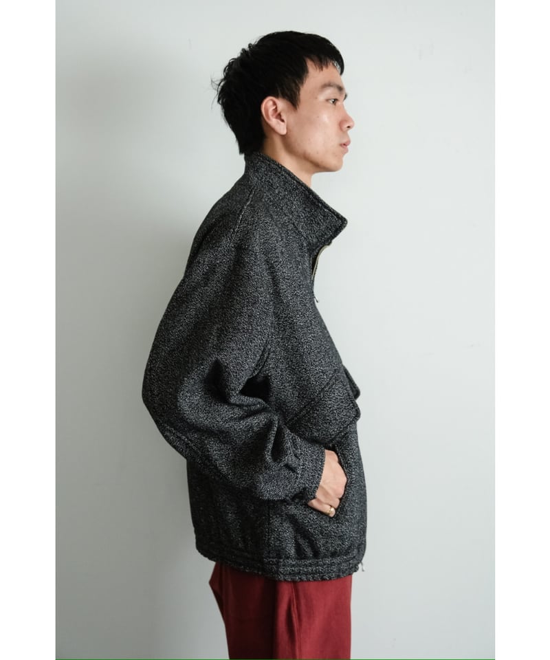 ジャケット・アウター ULTERIOR WASHED WOOL SILK STRIPE 4 ジャケット・アウター ULTERIOR 25AW WASHED WOOL SILK STRIPE