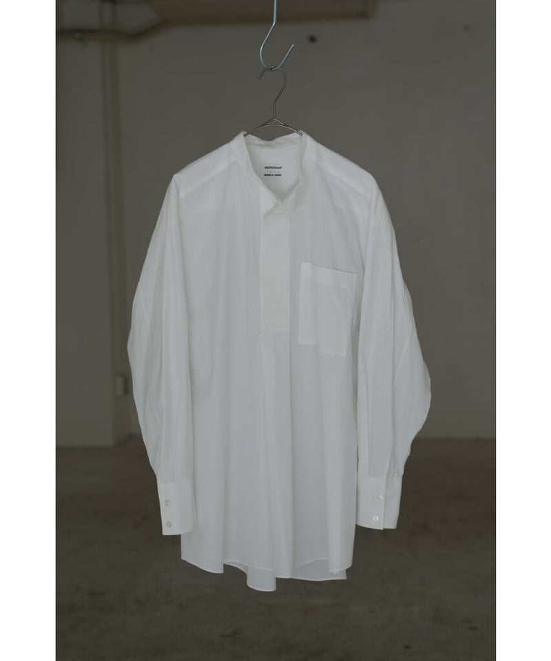 POSTELEGANT Fine Cotton Twill Pull-Over Shirts 