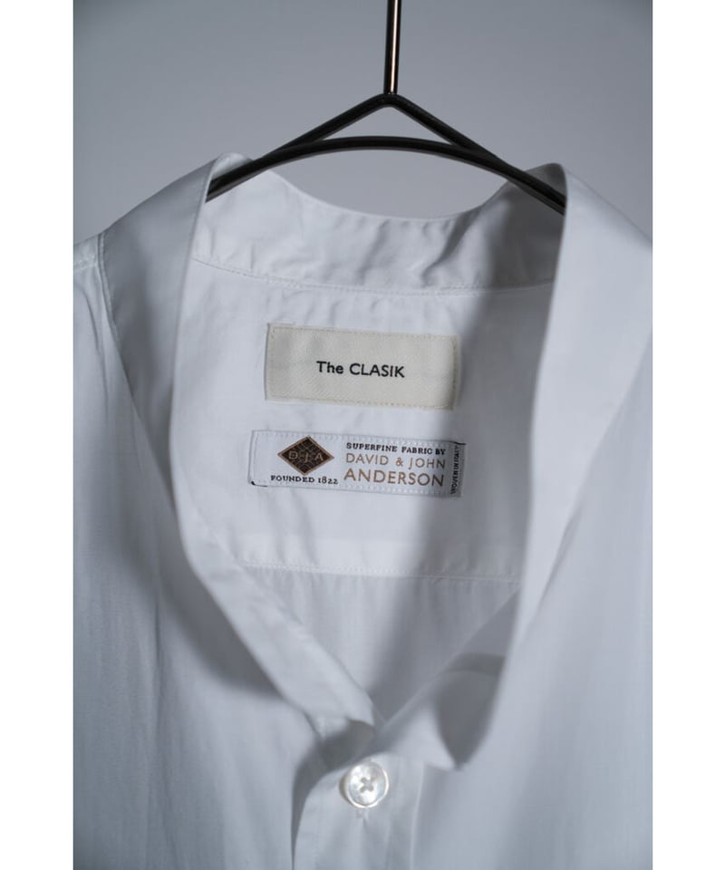 the clasik レギュラーカラーシャツ The CLASIK COLLARLESS SHIRTS | MusterWerk Sud.