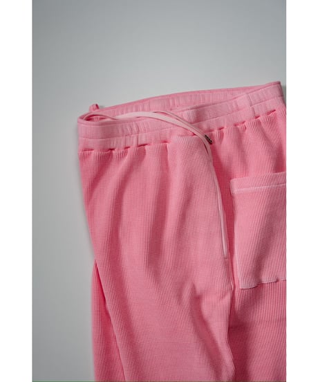 KANEMASA PHIL. 18G Heavy Weight Garment Dye Waffle Pants