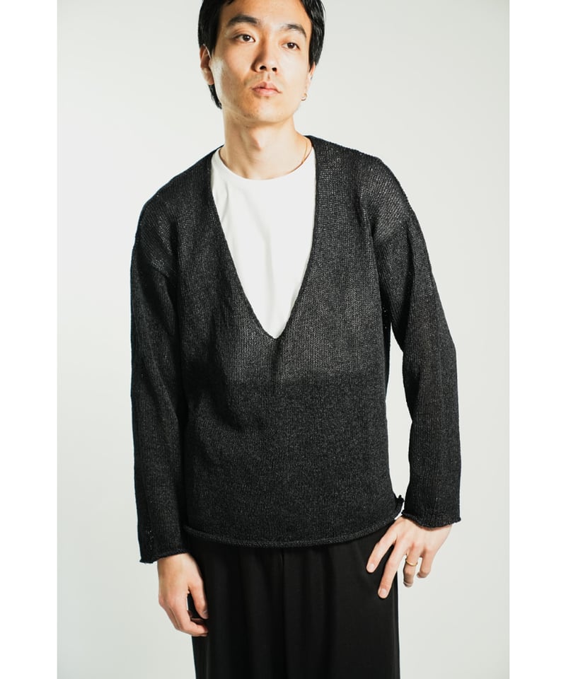  aoyama 別注 obafer V Neck Sweater obafer 