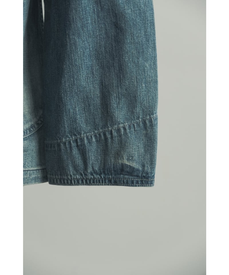 ULTERIOR FADED LIGHT DENIM COVERALL | MusterWer