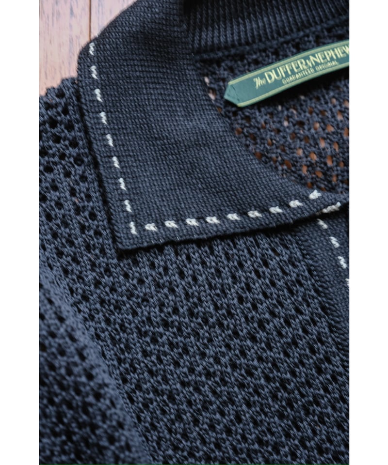 The DUFFER N NEPHEWS 切り替えニットカーディガン 未使用 【公式通販】