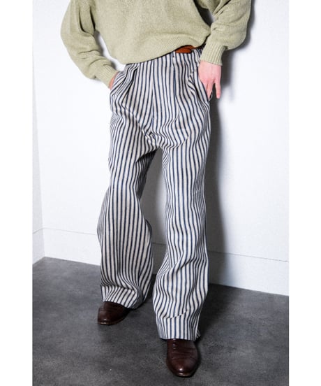 m's braque "Exclusive" TUCKED WIDE PANTS
