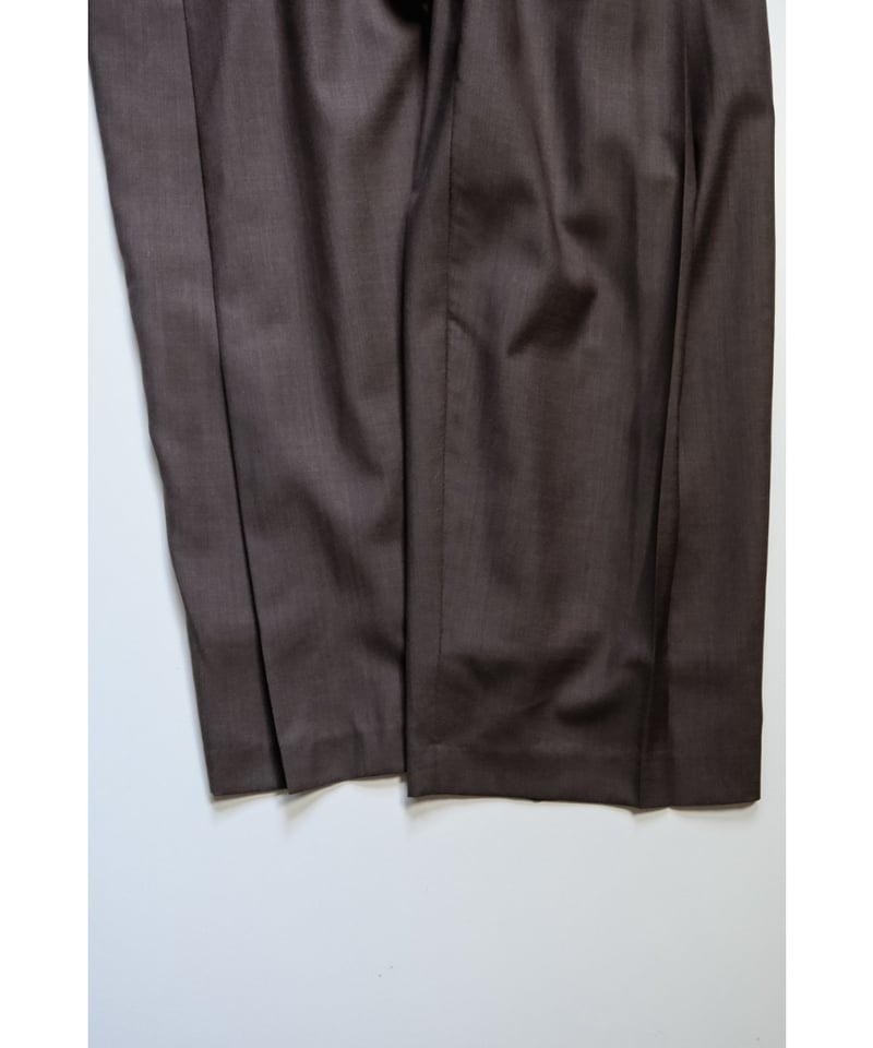 BISOWN SHEER WOOL PLEATSTUCK SLACKS | MusterWer BISOWN SHEER WOOL PLEATSTUCK SLACKS | MusterWer
