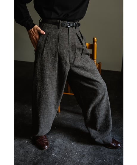 m's braque "Exclusive" TUCKED BAGGY PANTS