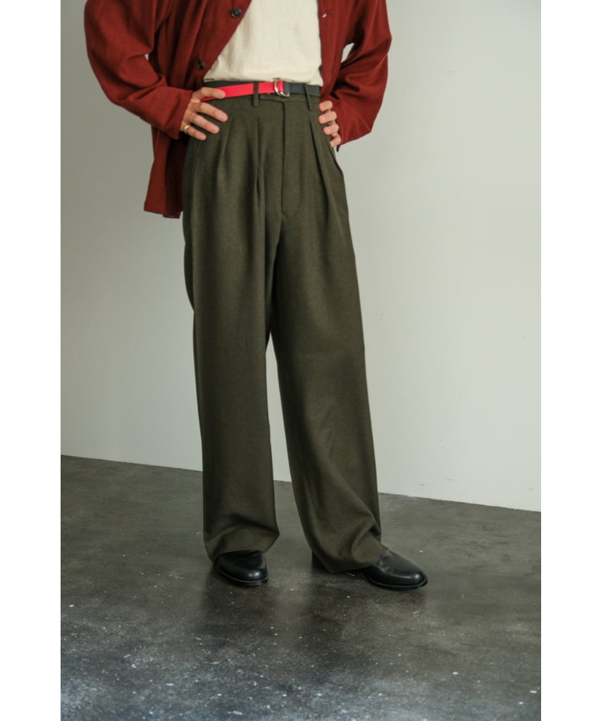m’s braque tucked baggy pants m's braque TUCKED BAGGY PANTS | MusterWerk Sud.
