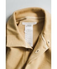 YE OLDE & NEW MAN RANDONNEUR MOCK POLO SHIRT (LIGHT CHAMOIS)