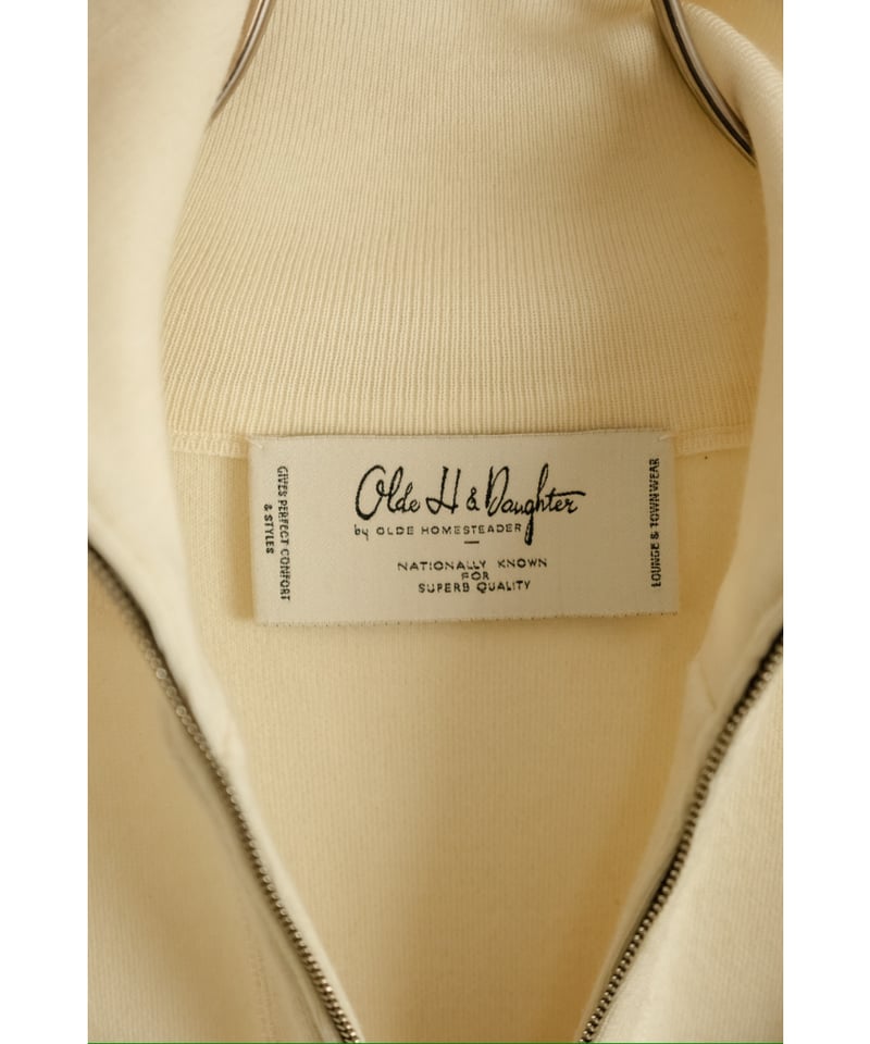 Olde H & Daughter WOOL KNIT TRACK HALF ZIP | Mu
