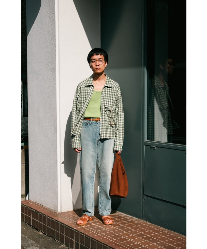 ANCELLM C/R CHECK SHORT ZIPUP SHIRT | MusterWer