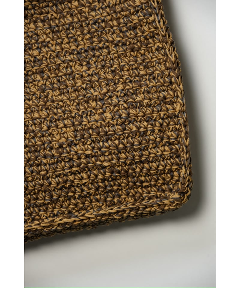 バッグ obafer crochet shoulder bag beige mix obafer crochet shoulder bag beige mix