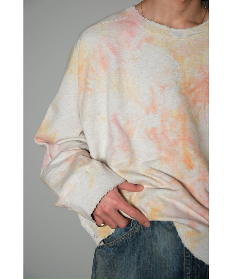 ANCELLM MARBLING SWEAT SHIRT | MusterWerk Sud.