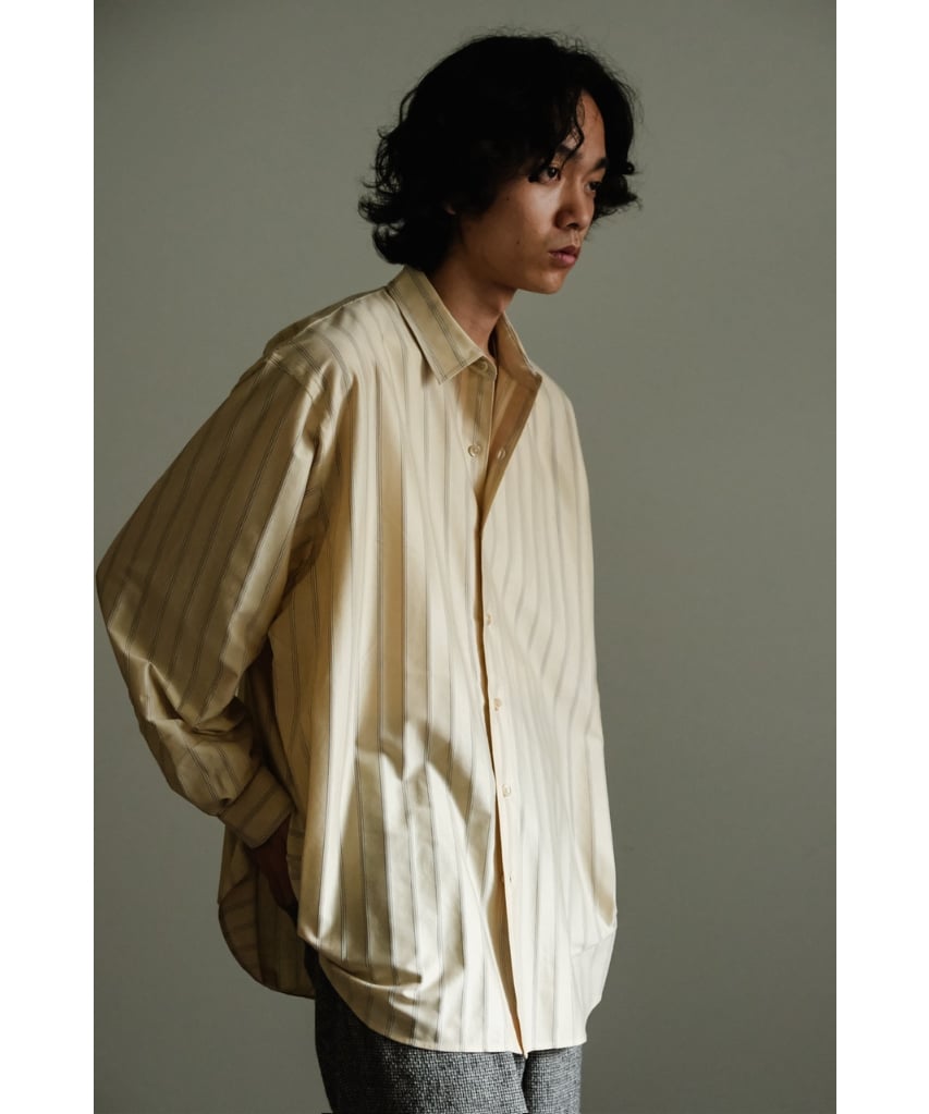 KANEMASA PHIL. 46G Atmosphere Stripe Shirt | Mu