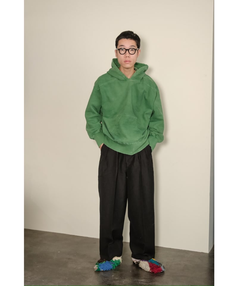 ANCELLM W/L WIDE EASY TUCK SLACKS | MusterWerk ANCELLM W/L WIDE EASY TUCK SLACKS | MusterWerk
