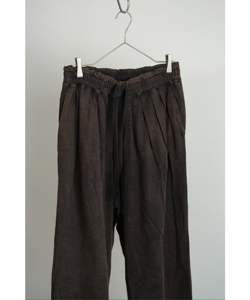 ANCELLM FADED DRAPE WIDE EASY CUT SLACKS | Must ANCELLM FADED DRAPE WIDE EASY CUT SLACKS | Must