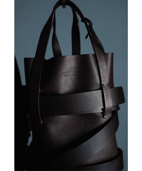 POSTELEGANT Cow Leather Belted Bag SA