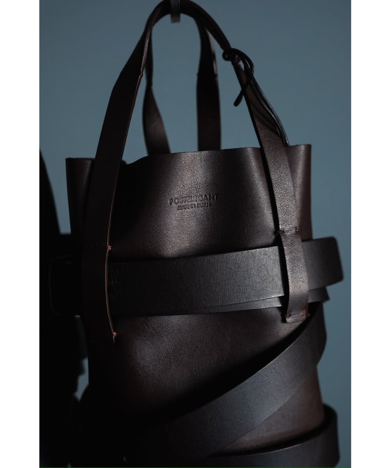 POSTELEGANT Cow Leather Belted Bag SA | MusterW