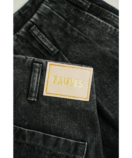 FAUVES Ex. 710 EXTRAS (Wide leg) "FADE BLACK"
