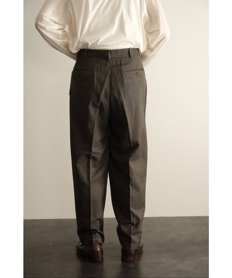 USED Cotton Silk Tuck Trousers