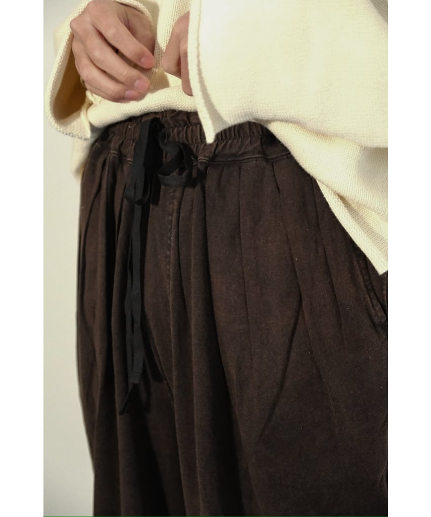 ANCELLM FADED DRAPE WIDE EASY CUT SLACKS | Must ANCELLM FADED DRAPE WIDE EASY CUT SLACKS | Must
