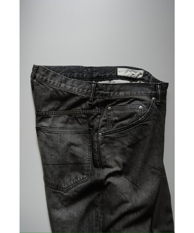 ANCELLM AGING STRAIGHT 5P DENIM PANTS | MusterW