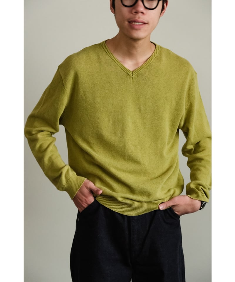 ENCOMING KNITTED V NECK JUMPER | MusterWerk Sud.