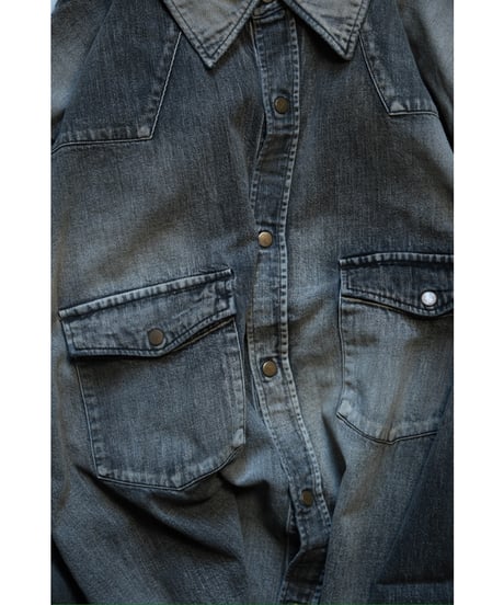 ANCELLM DENIM WESTERN SHIRT