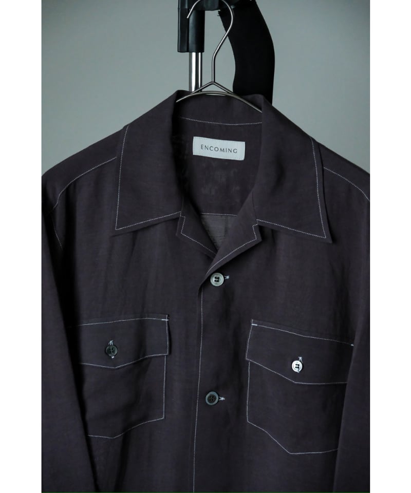 ENCOMING OPEN COLLAR SHIRT | MusterWerk Sud
