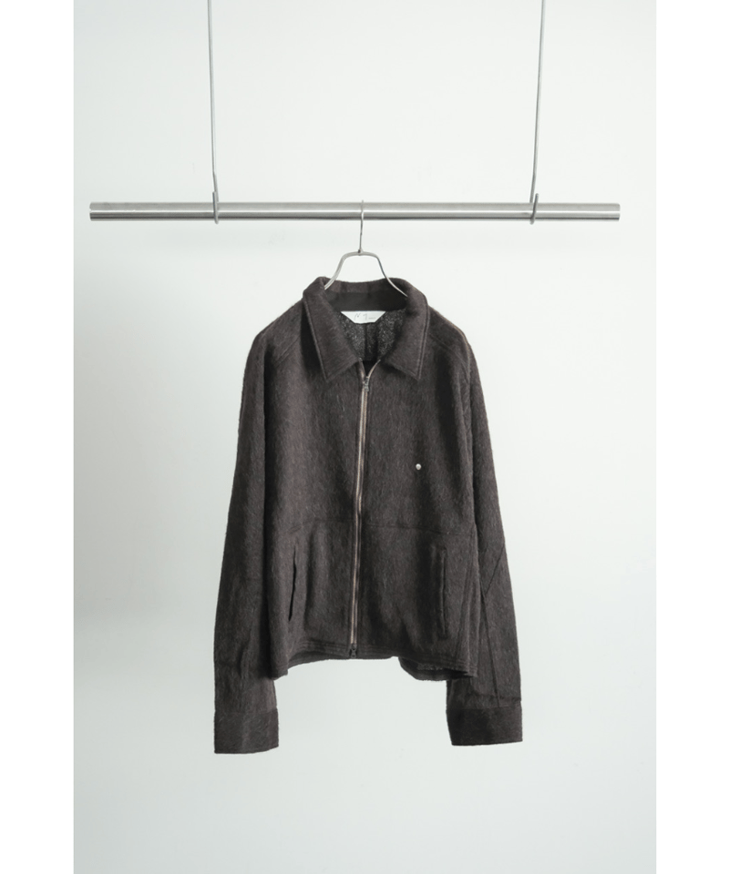 ANCELLM SHAGGY ZIP UP SHIRT | MusterWerk Sud.