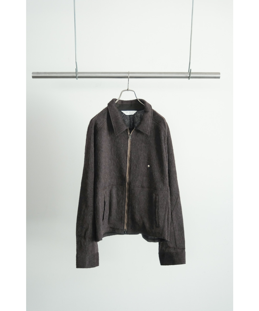 ANCELLM SHAGGY ZIP UP SHIRT | MusterWerk Sud.
