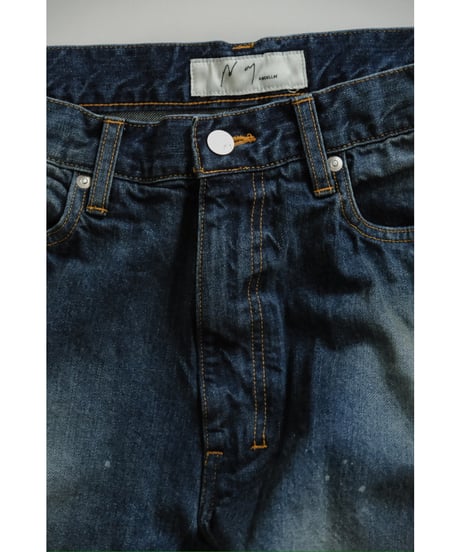 ANCELLM #07 SLIM STRAIGHT 5P DENIM PANTS
