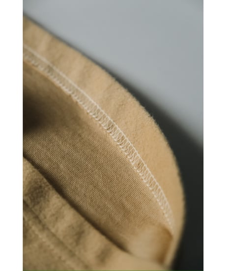 YE OLDE & NEW MAN RANDONNEUR MOCK POLO SHIRT (LIGHT CHAMOIS)