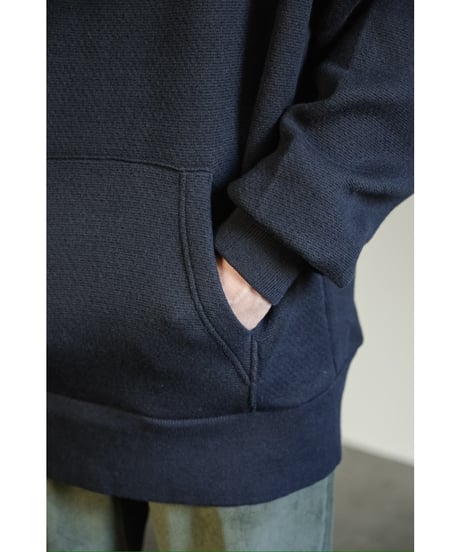 POSTELEGANT Cotton Cashmere Knit Pull-Over Hoodie