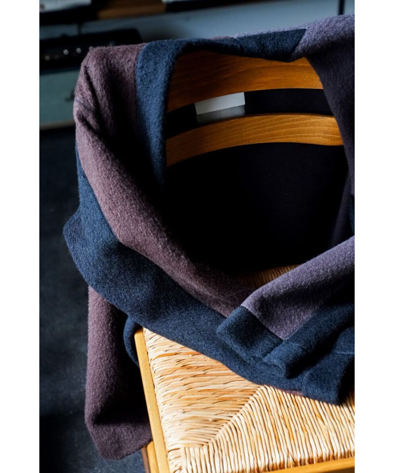 m's braque SOFT SEAM ASSYMETRY NO COLLAR JACKET